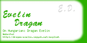 evelin dragan business card